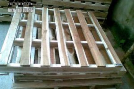 Pallet gỗ tràm KHQ04 - Pallet Gỗ Kiến Hào Quang - Công Ty TNHH Kiến Hào Quang
